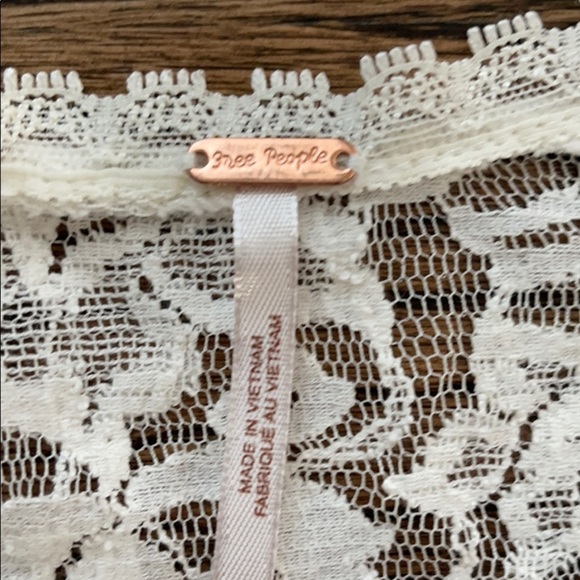 Free People Flowy White Floral Lace Blouse - Picture 11 of 14